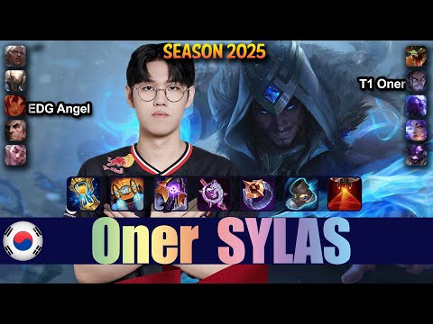 T1 Oner SYLAS Full VOD vs Pantheon - Jungle in a KR Ranked Match (LOL Replay) - lolrec