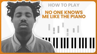 How To Play No One Knows Me Like The Piano By Sampha On Piano - Piano Tutorial (PART 1)