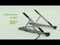 Dock Pro 6-in-1 4K Dock Stand (GUD3C4K1LS) Range of Motion