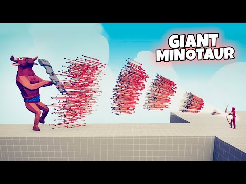GIANT MINOTAUR vs GODS | TABS Totally Accurate Battle Simulator Gameplay