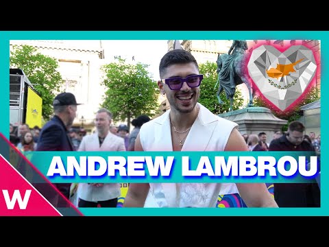 Andrew Lambrou (Cyprus) @ Eurovision 2023 Turquoise Carpet Opening Ceremony | Interview
