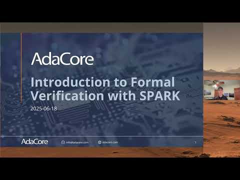 Webinar | Introduction to Formal Verification with SPARK