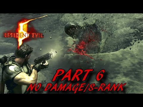 Resident Evil 5 HD Walkthrough S-Rank Part 6 - Marshlands - No Damage