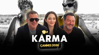 CANNES 2026 - Interview x KARMA (Guillaume Canet, Marion Cotillard, Denis Ménochet)
