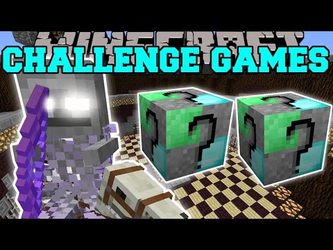 Minecraft: GHOSTLY HORSEMAN CHALLENGE GAMES - Lucky Block Mod - Modded Mini-Game