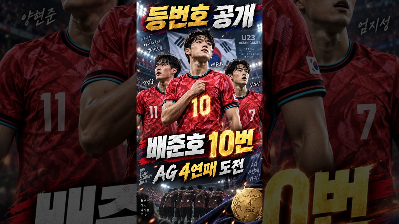 "아시안 게임 대표팀 명단 발표"