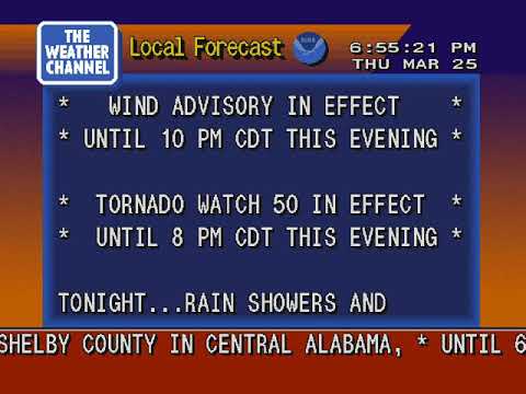 WS4000 Simulator Tornado Emergency Columbiana, AL 3-25-2021 5:54 PM CDT