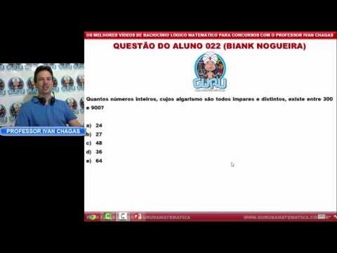 Questão do Aluno 022 - Raciocínio Lógico Matemático