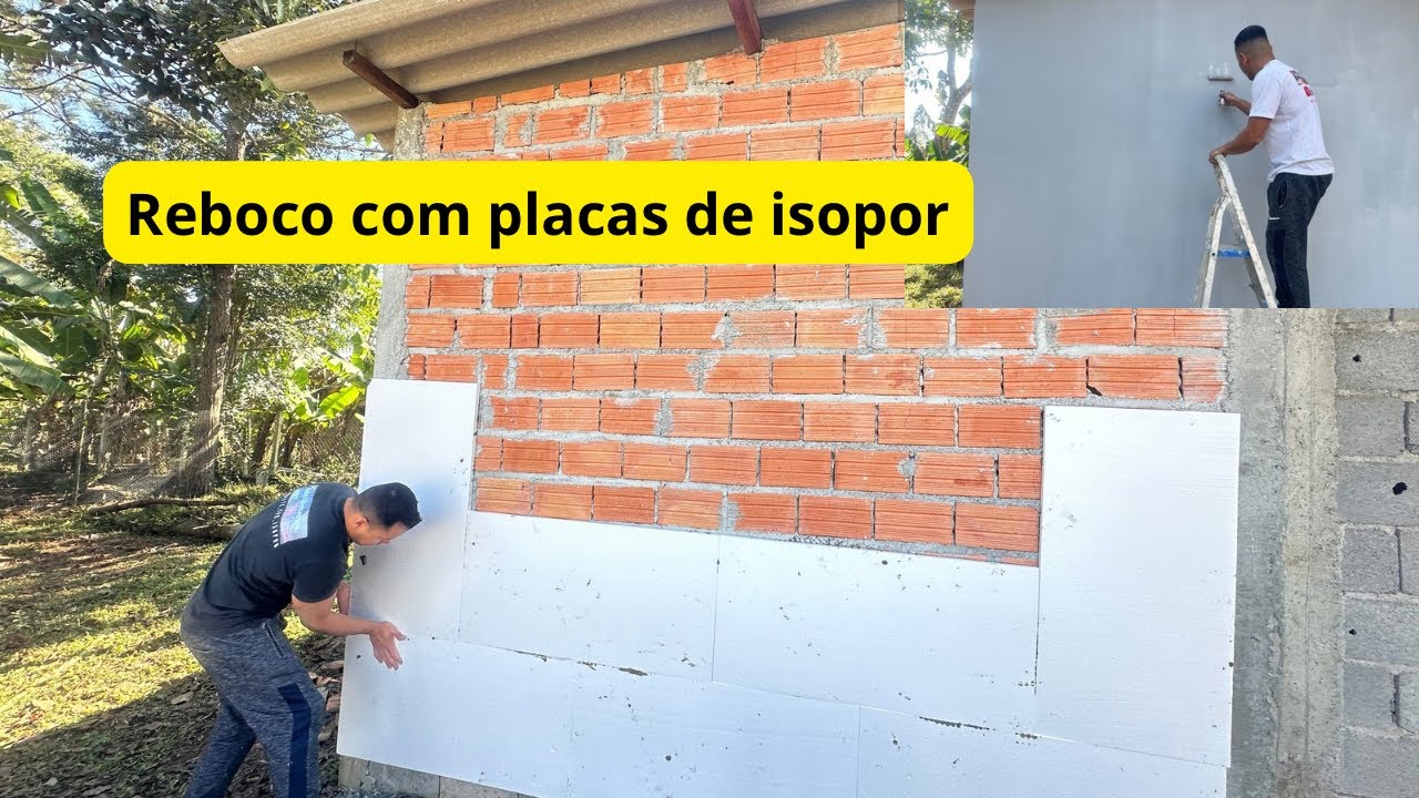 Reboco com Placas de Isopor: Solução Prática e Econômica para Isolamento Térmico