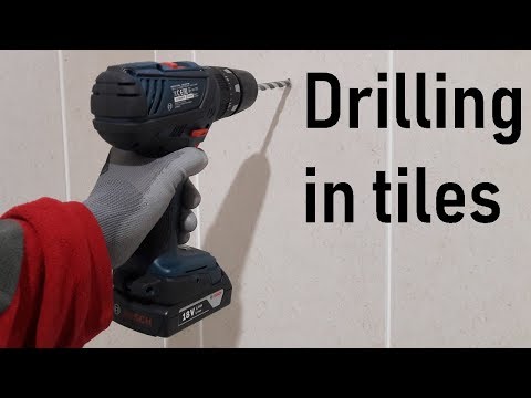 How to drill in ceramic tiles