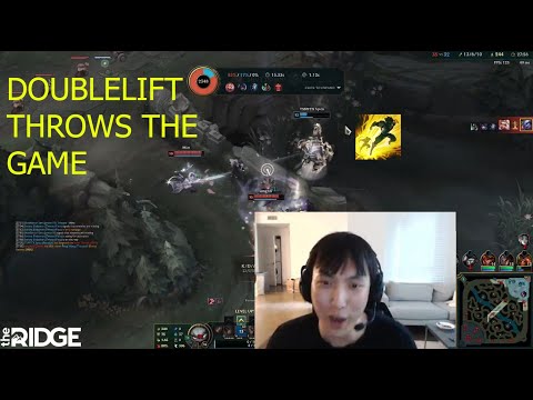 Doublelift makes a game losing play on Tristana
