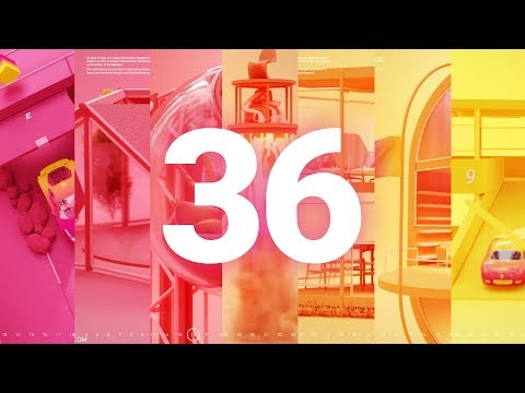 Tiny Architecture: 36 Days of Type #animation #alphabet