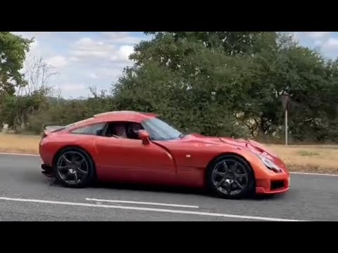 TVR Sagaris - start up and drive