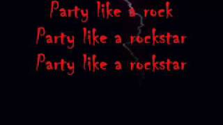 Da Shop Boyz - Party Like A Rockstar (With Lyrics)