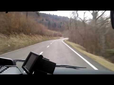 Mit dem Postautobus Postbus,โพสต์ - รถบัส car postal von Waldenburg nach Langenbruck, Schweiz