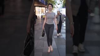 beautiful girl street fashion outfits style #tiktok #chinesefashion #mejoresstreetfashion #shorts