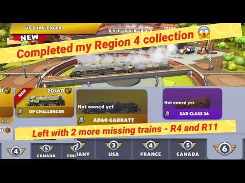TrainStation2 🚆#1277: Concluí minha coleção de trens da Região 4. Deixou Lendário em R6 e Épico em R11