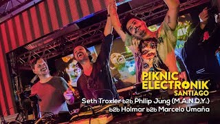 Seth Troxler, Phillip Jung, Holmar & Marcelo Umaña @ Piknic Electronik #4 | 17 enero 2018 | Chile