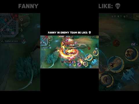 MY ENEMY FANNY BE LIKE💀 #akiragaming #shorts #MLBB #MLBBCreator #MLBBNEXT2025