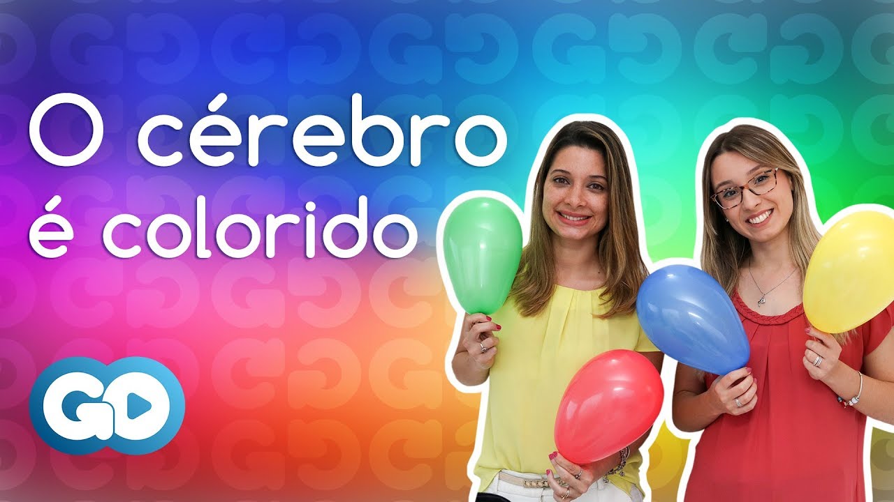 O cérebro é colorido. Qual é a sua cor?