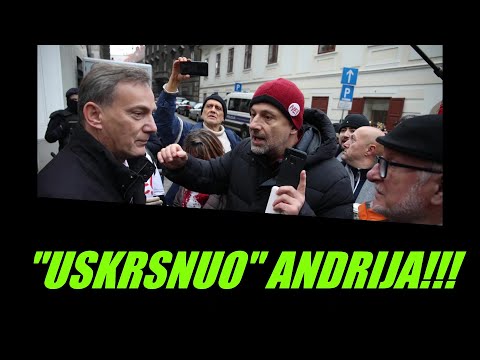 "USKRSNUO" ANDRIJA I ODMAH JE BIO "KONTROLIRANI PROSVJED"