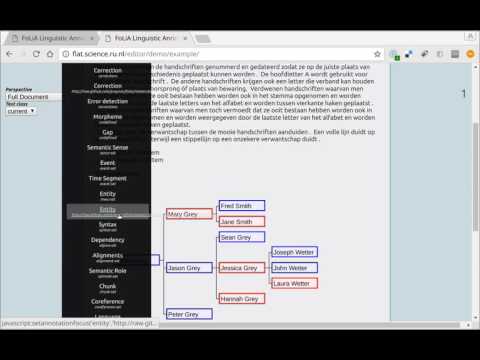 FLAT (FoLiA Linguistic Annotation Tool) Demonstration