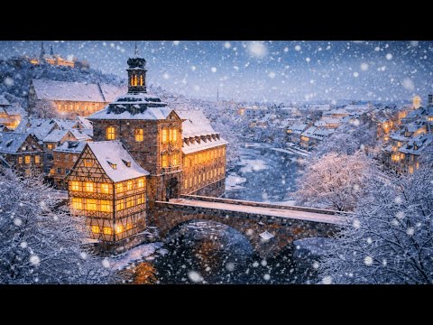 Heavy Snowfall in a Beautiful German City ❄️ | Winter Walk 4K