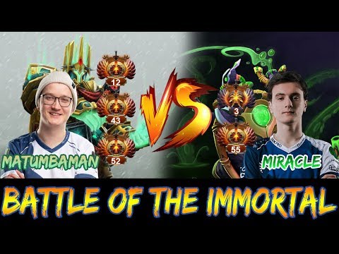Matumbaman Wraith King VS Rubick Miracle Before MDL Disneyland - Battle Of The Immortals - Dota 2
