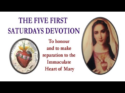 Devotion to the Immaculate Heart of Mary - Five First Saturdays