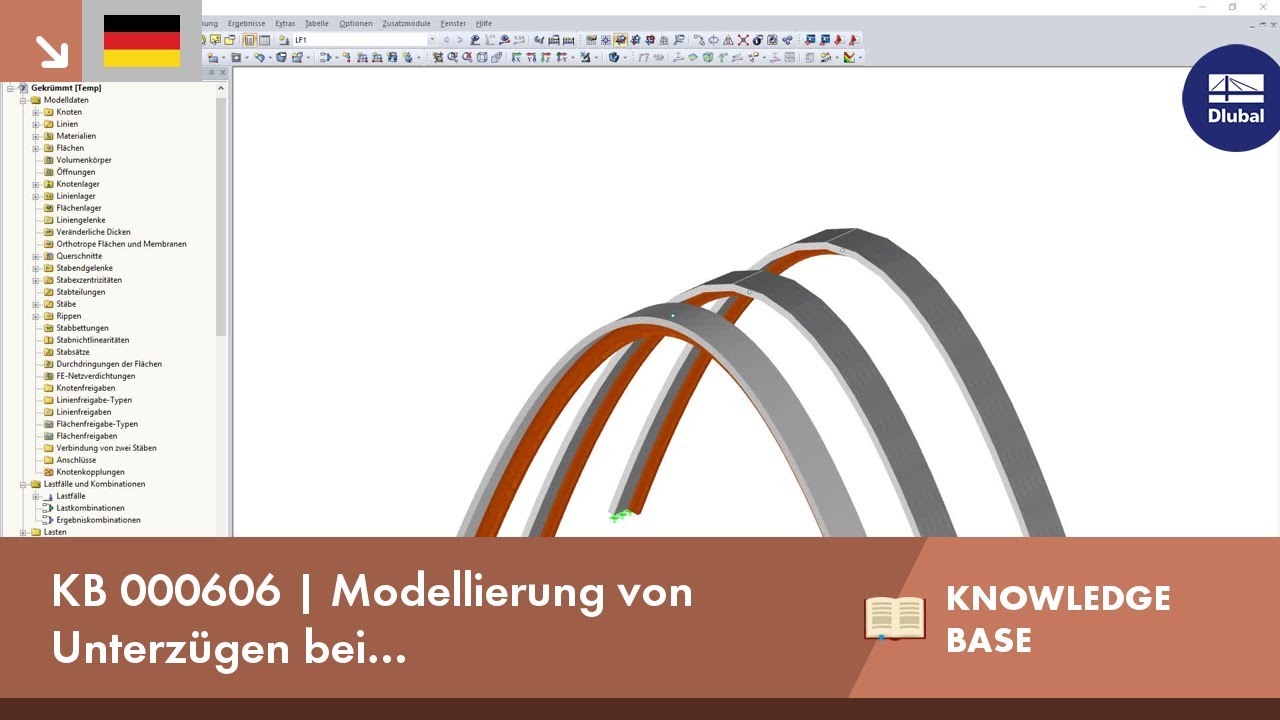 KB 000606 | Modellierung von Unterzügen bei Brettsperrholzkonstruktionen