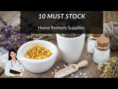 10 Must Stock Home Remedy Supplies for the Prepper