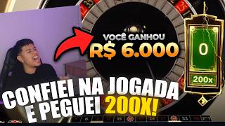 I Got a 200x Multiplier on Roulette and Made R$6,000 🤑