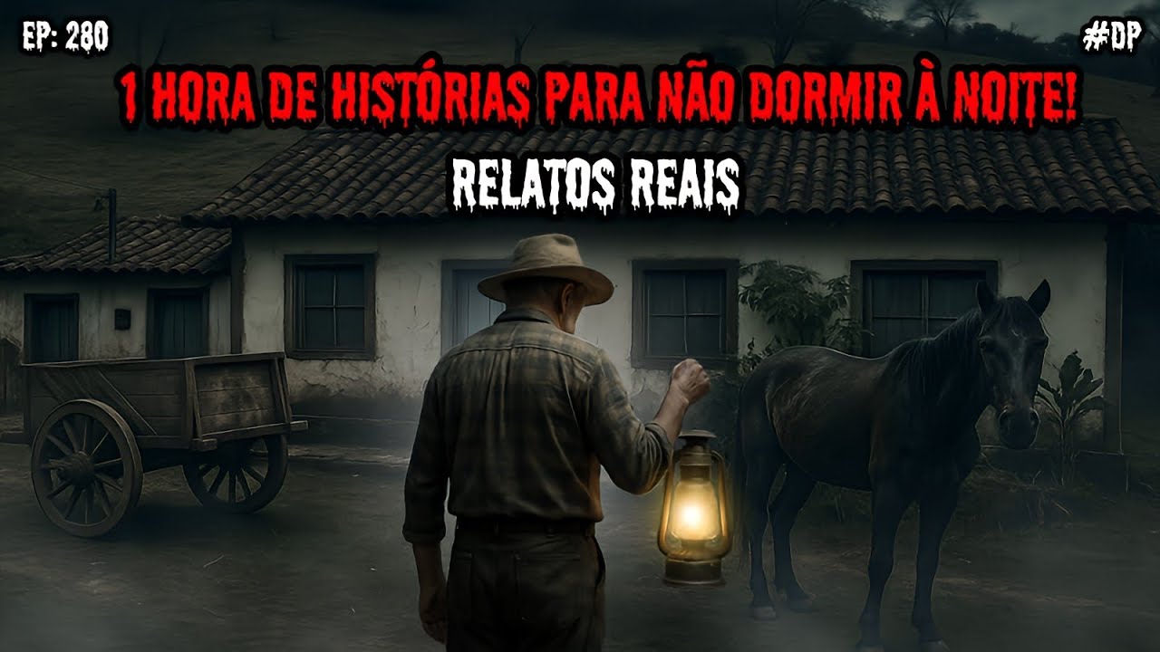 1 HORA DE TERROR - 3 RELATOS REAIS | EP.280 #dp