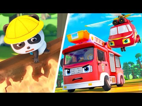 Super Firefighter Rescue Team | Police Car, Ambulance | Nursery Rhymes | Kids Songs | BabyBus