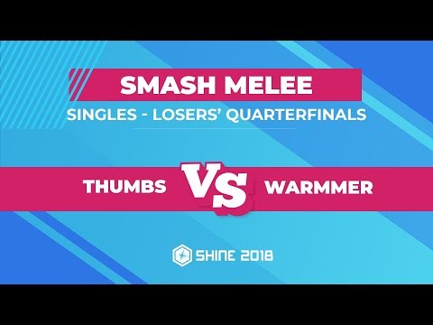 Thumbs vs Warmmer - Melee Singles: Losers' Quarterfinals - Shine 2018