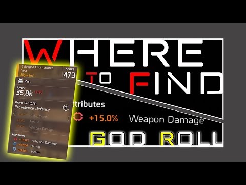 Where To Find The GOD ROLL 15% WPN DMG Vest | The Division 2 | PurePrime