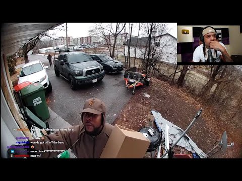 Fake UPS Workers Smokes A Whole Family | DJ Ghost Reaction