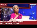 Union Finance Minister Nirmala Sitharaman Addresses YIFI Summit In Madurai