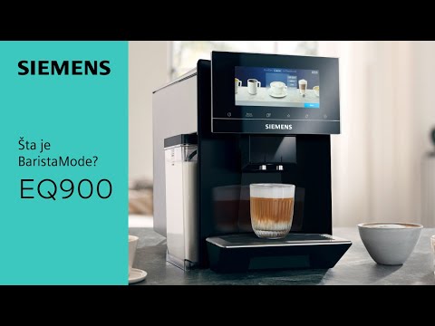 Šta znači BaristaMode na Siemens EQ900 kafe aparatima?