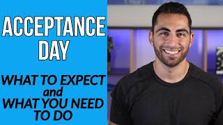 Acceptance Day for Dental School - What to Expect
