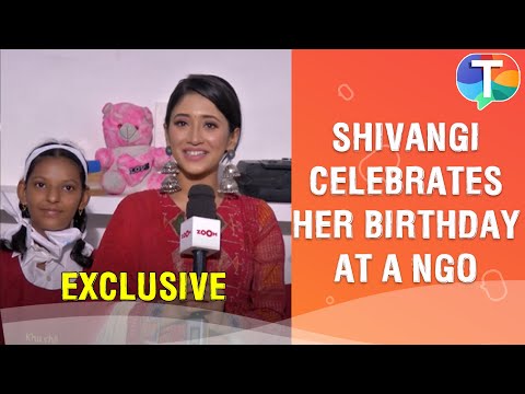 Shivangi Joshi celebrates her birthday with children at a NGO & reveals her birthday plans