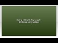 Spring MVC With Thymeleaf Bootstrap Using Webjars