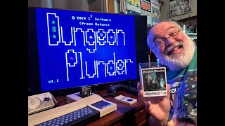 Dungeon Plunder - NEW Mattel Aquarius 8bit Video Game - Retrogaming - Vintage Computer