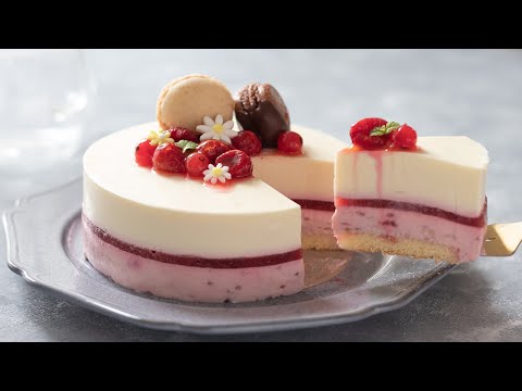 No-Bake Raspberry Cheesecake＊Eggless Recipe｜HidaMari Cooking