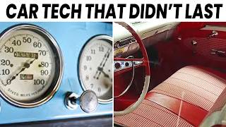 15 USELESS Old Car Features That Faded Into History!