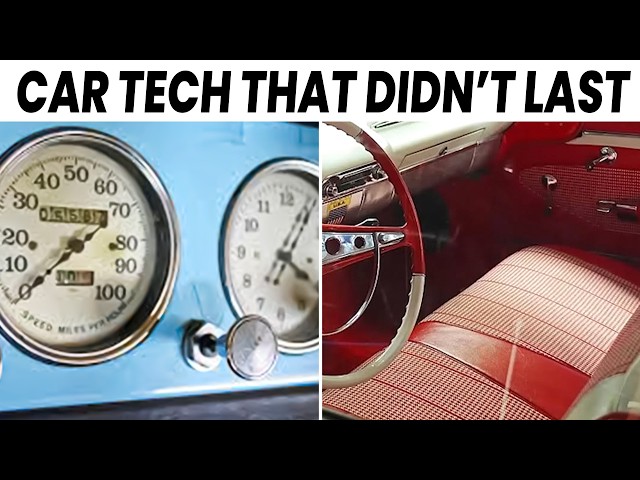 15 USELESS Old Car Features That Faded Into History!