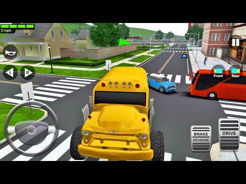 Super High School Bus Driving Simulator 3D 2018 #2 Android IOS gameplay