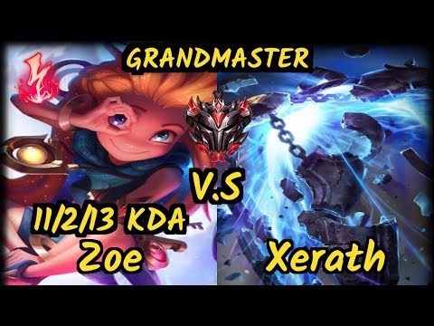 Abbedagge (ZOE) vs XERATH - 11/2/13 KDA MID GAMEPLAY - EUW Ranked GRANDMASTER