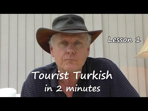 Learn Turkish in 2 minutes  lesson 1