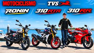 INDIA LLEGA A ESPAÑA | TVS Ronin, 310 RTR y 310 RR 2026 | MOTOCICLISMO